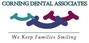 A logo for the caring dental association.